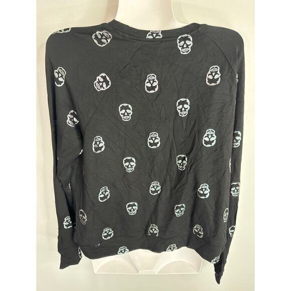 For The Republic Women's Skull Print Long Sleeve Sweatshirt Estimated MEDIUM - Picture 3 of 6